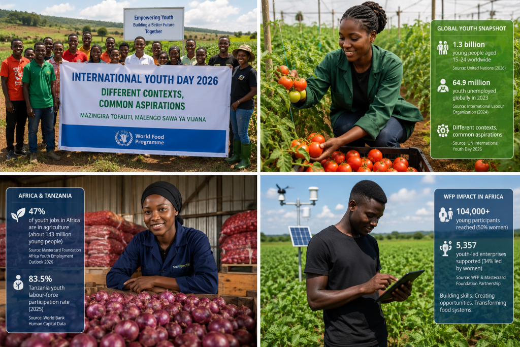 WFP empowers Tanzania&rsquo;s youth as different voices share common aspirations on international youth day